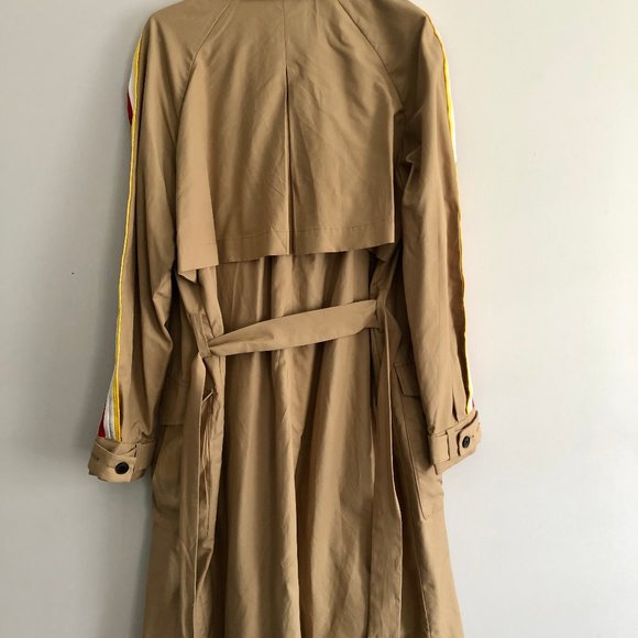 Zara trench coat with side stripes - Picture 2 of 4